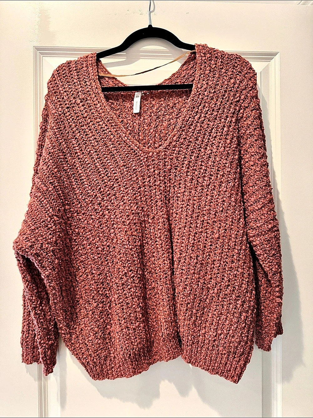 WishList Textured Knit Sweater in Pink Size Small/Medium